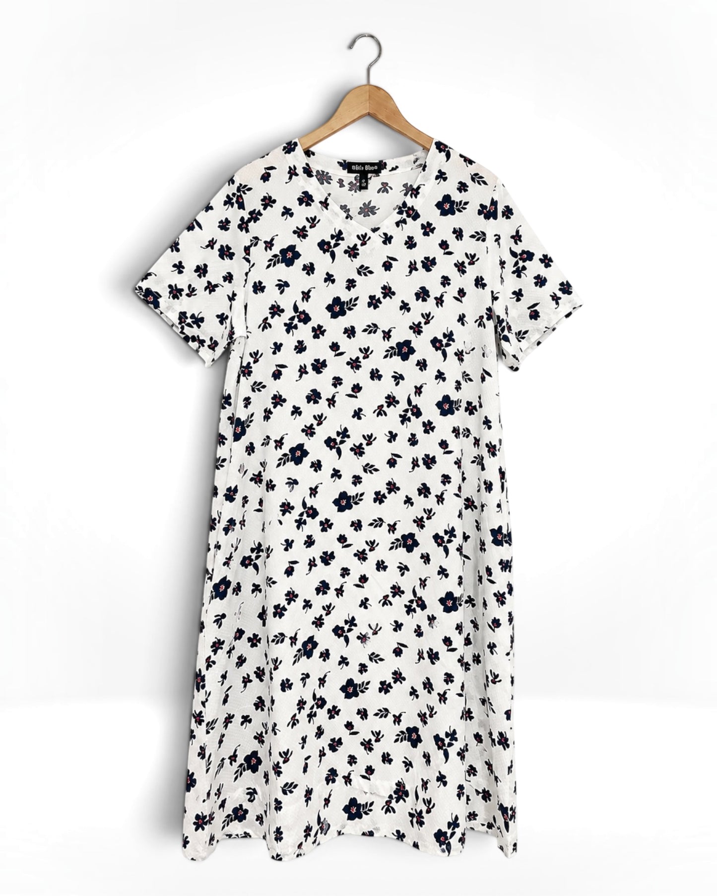 Midnight Bloom Dress (Bella Blue)