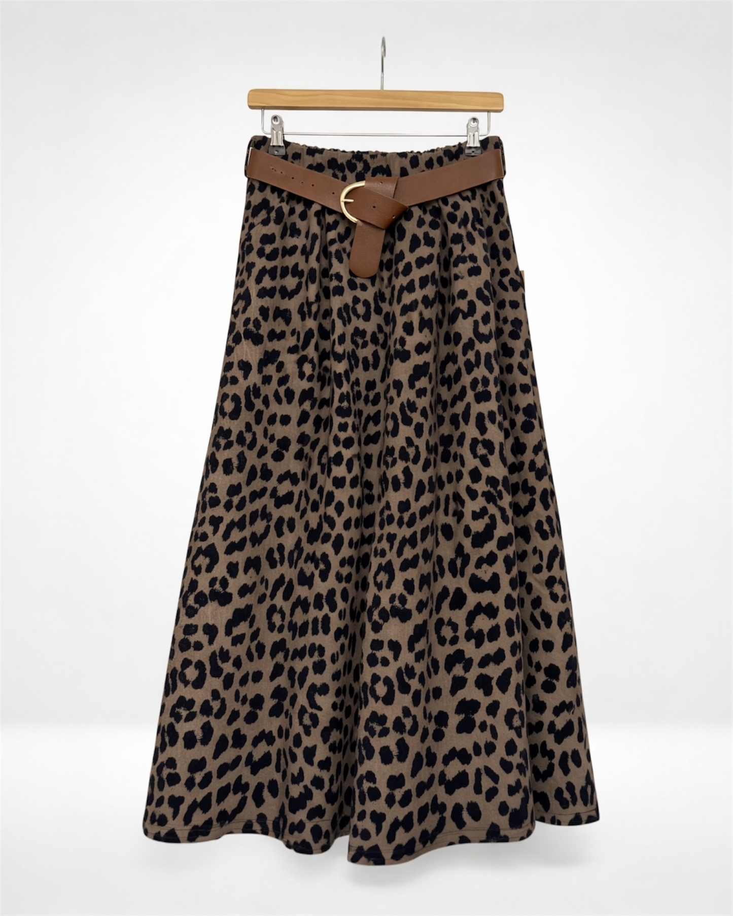 Animal Midi Skirt