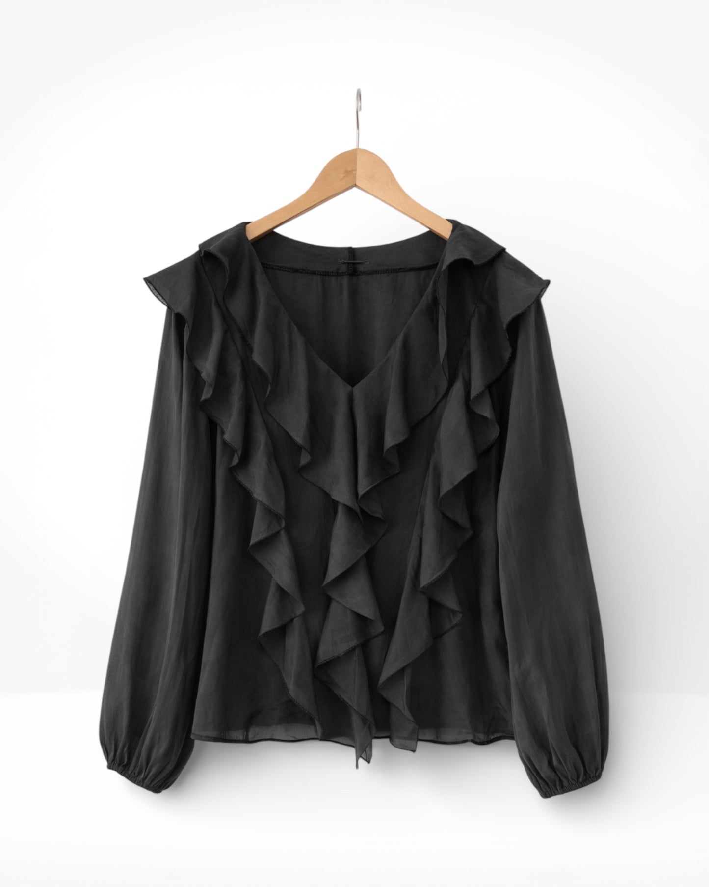 The Cascade Ruffle Blouse