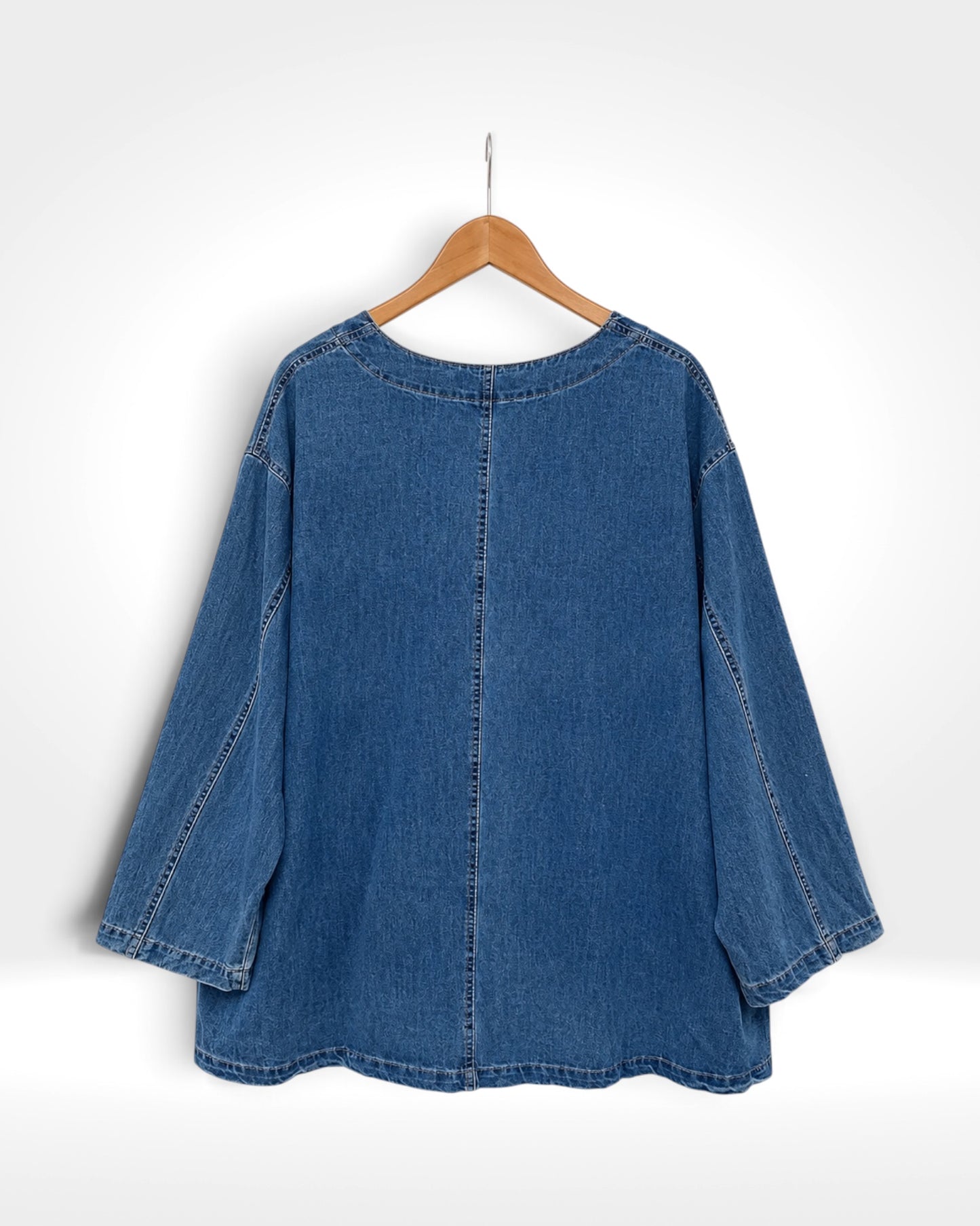 French Cotton Top/Jacket (Bella Blue)