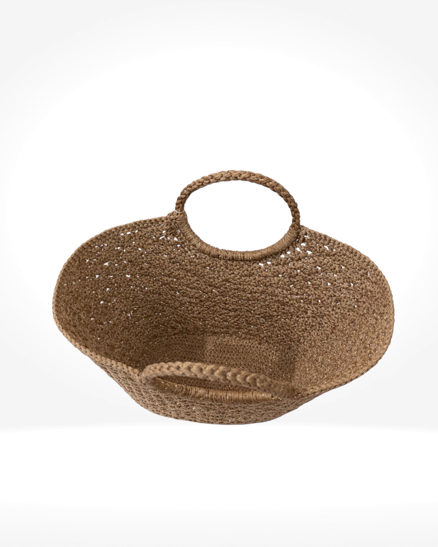 Natural Woven Basket Bag