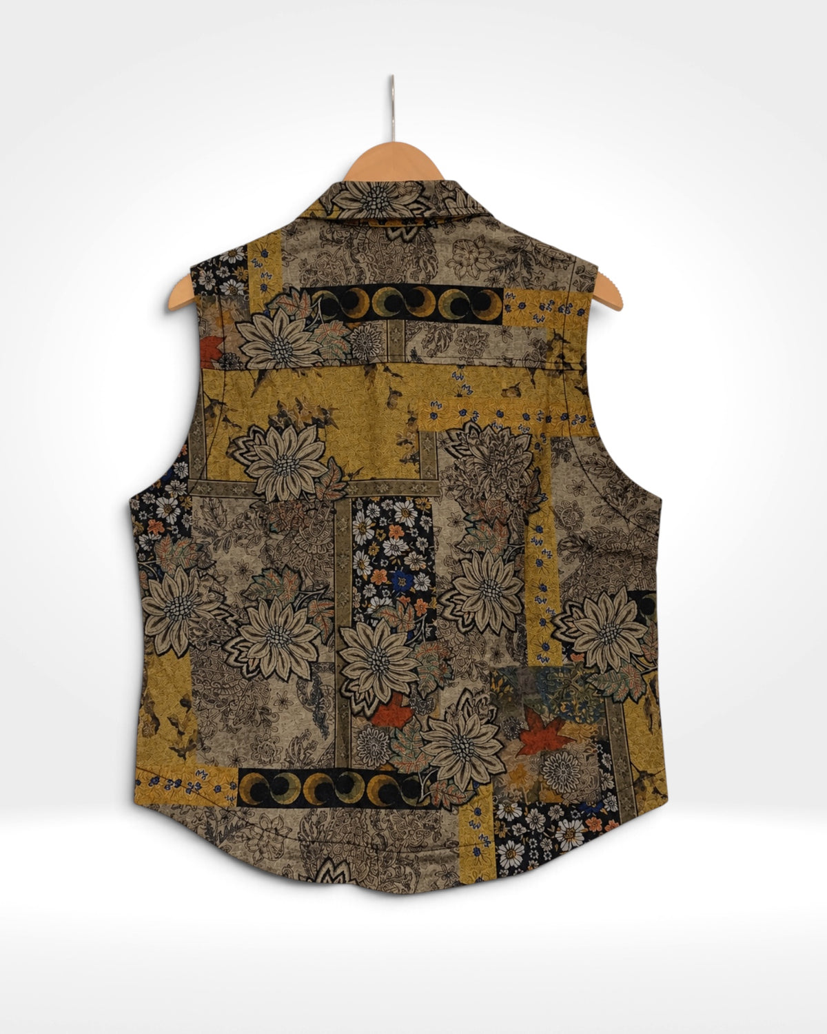 Ochre Tapestry Waistcoat (Bella Blue)
