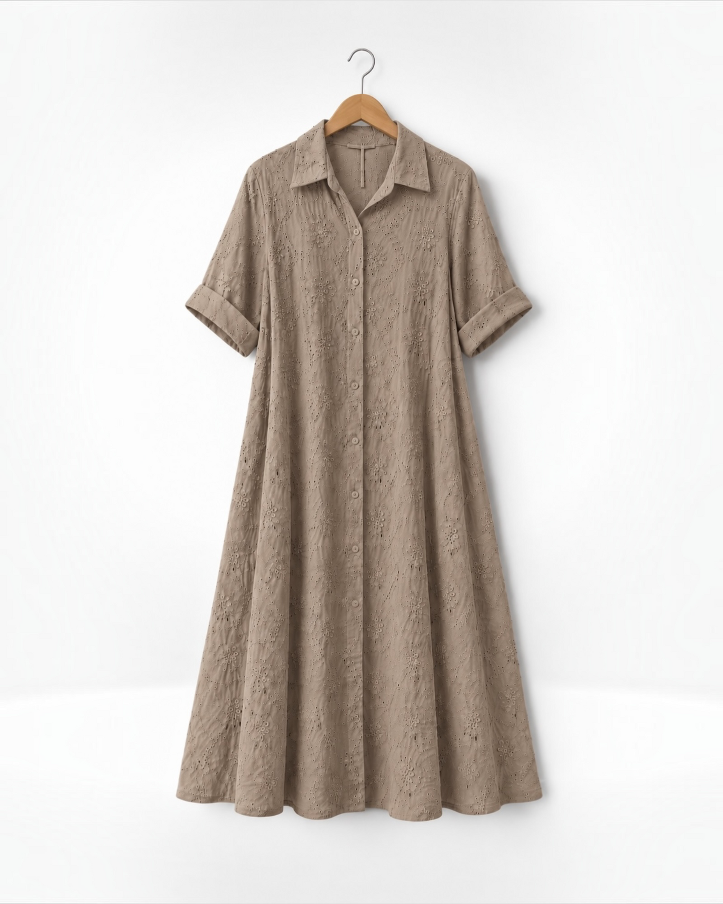 Sorrento Broderie Shirt Dress