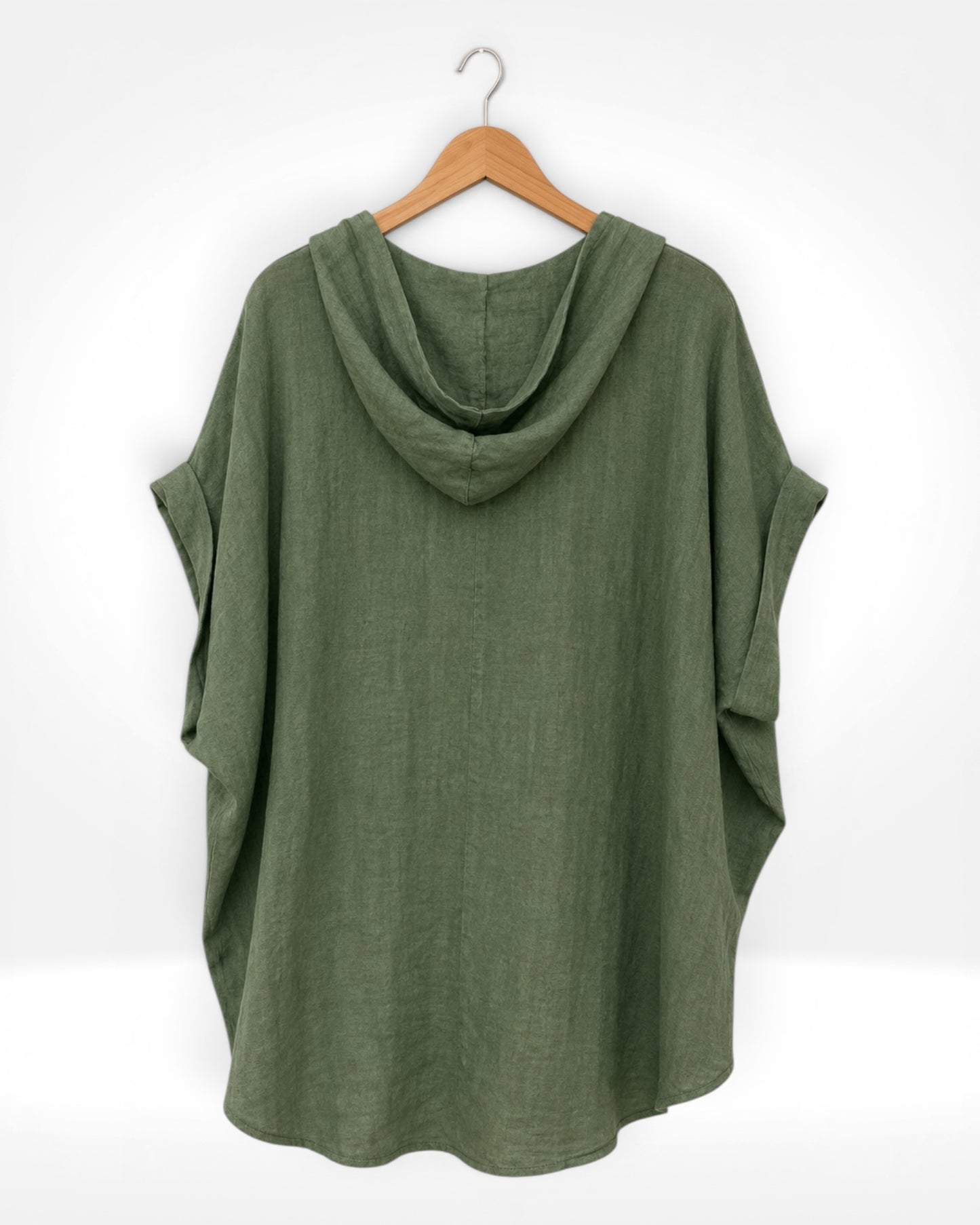 Hooded Linen Star Shirt