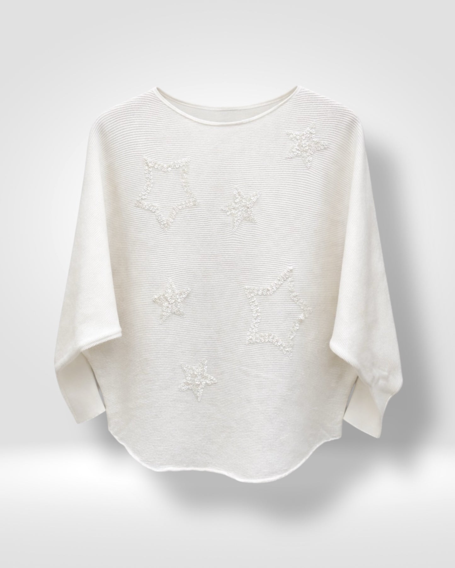 Ivory Starlight Knit Top