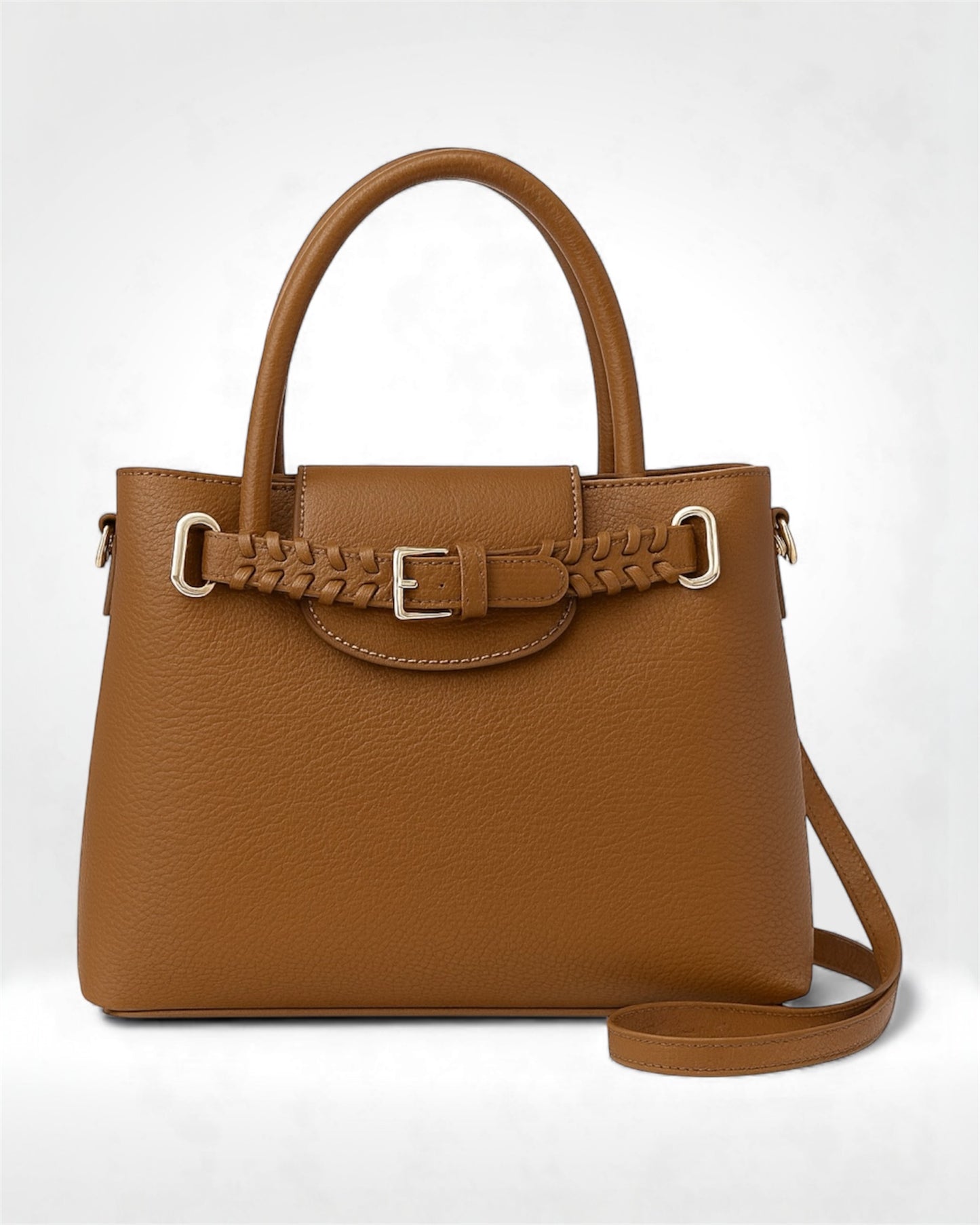 The Milan Braided Buckle Tote