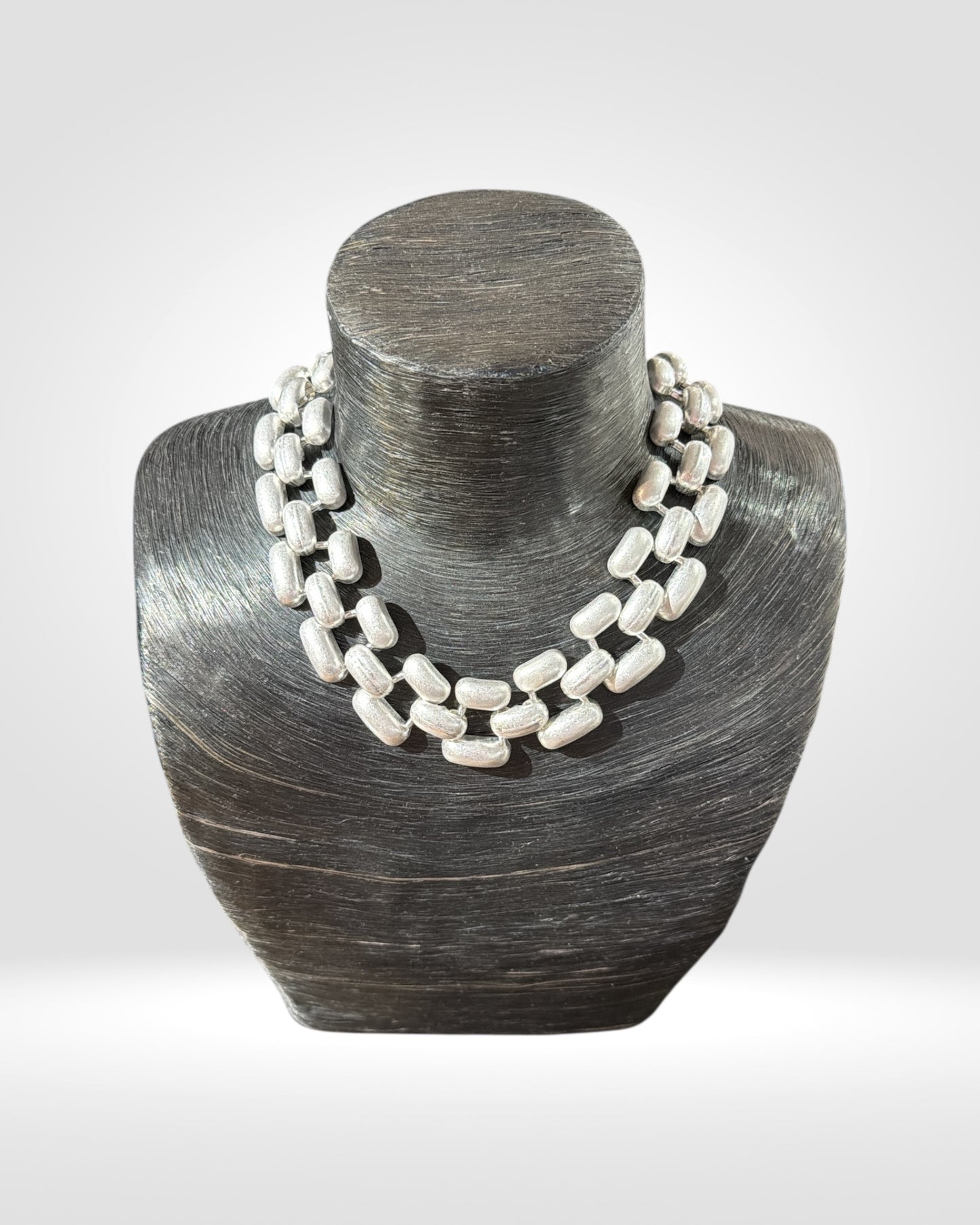 Silver Link Necklace