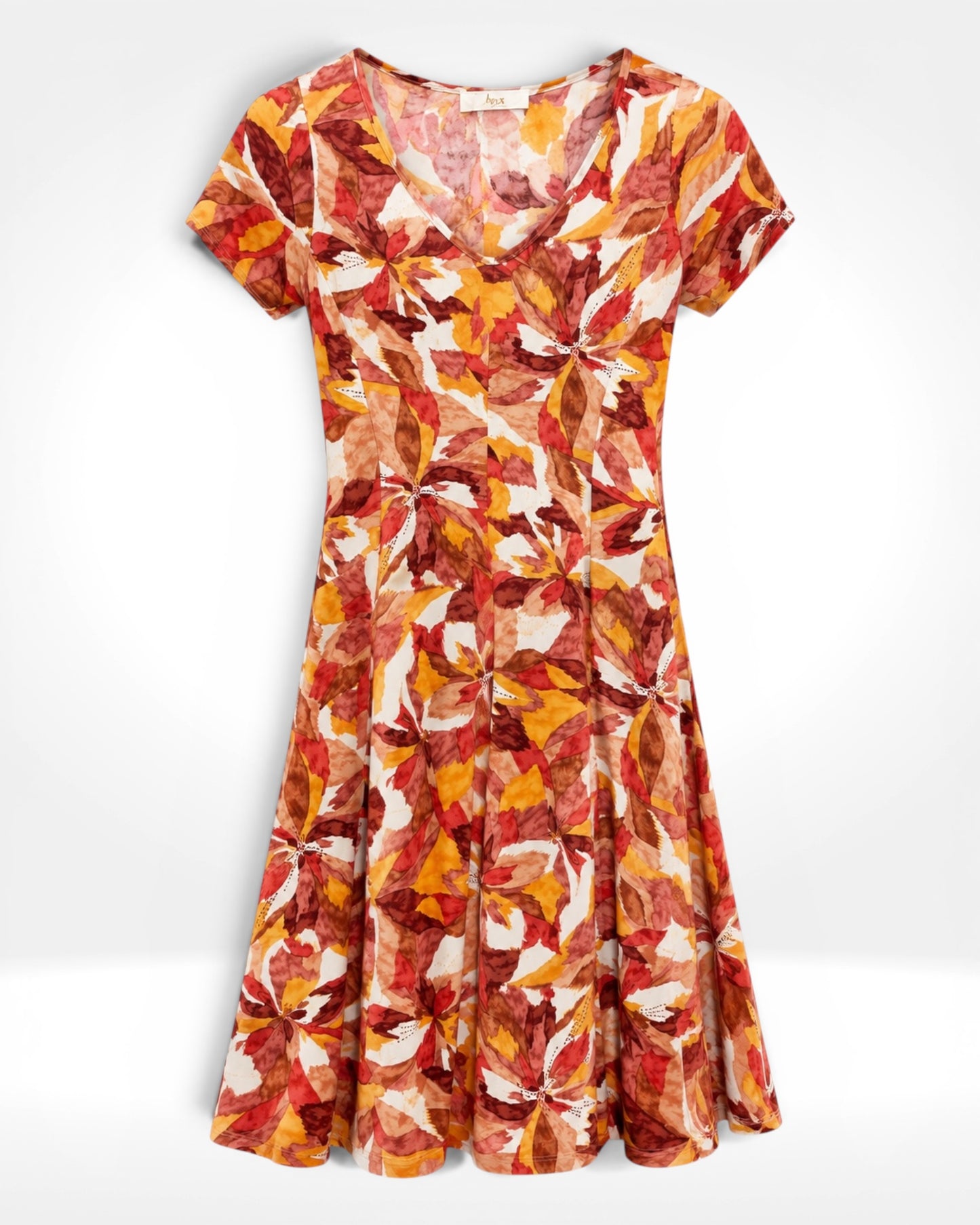 Maple Leaf Fit & Flare Dress