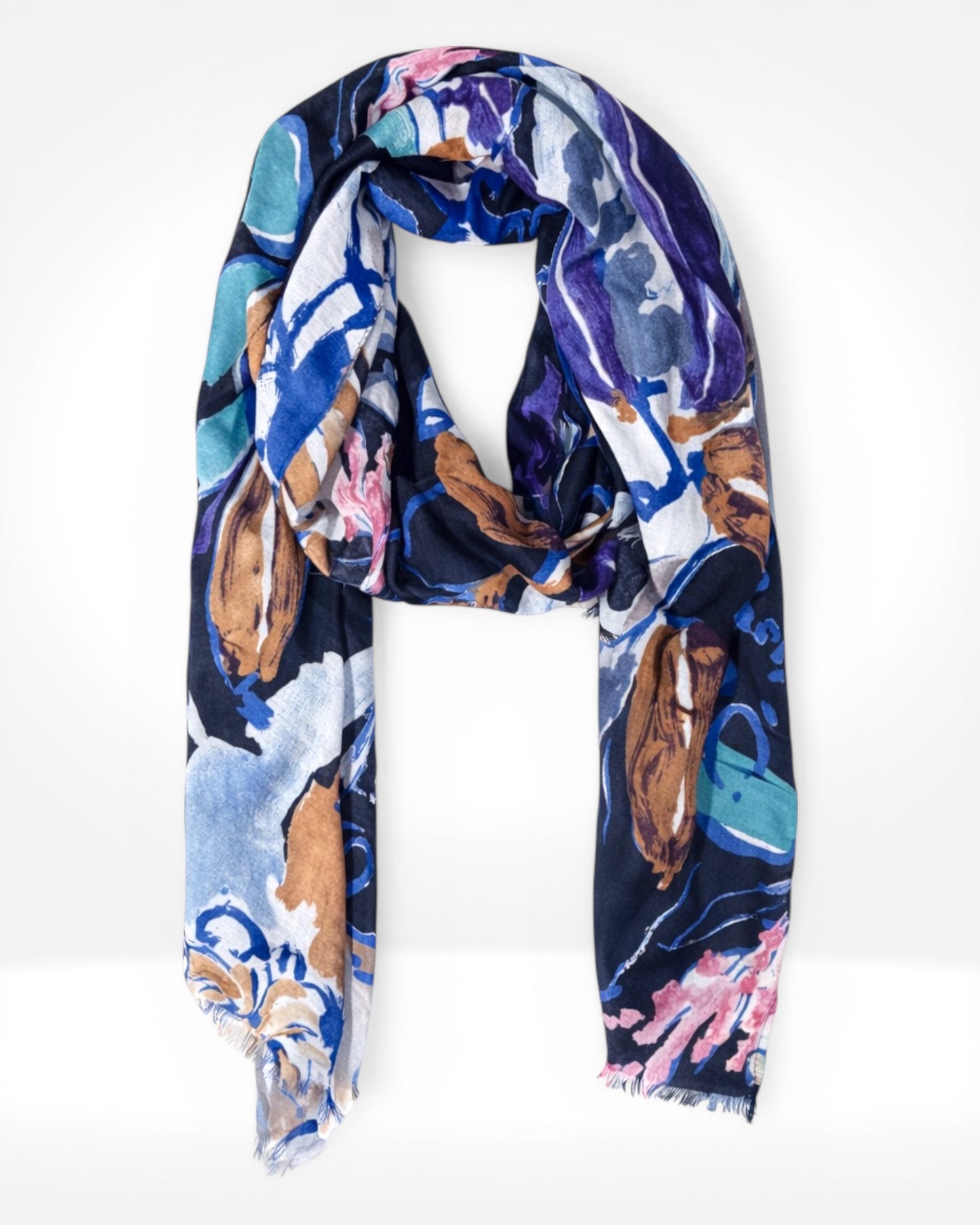 Midnight Bloom Scarf