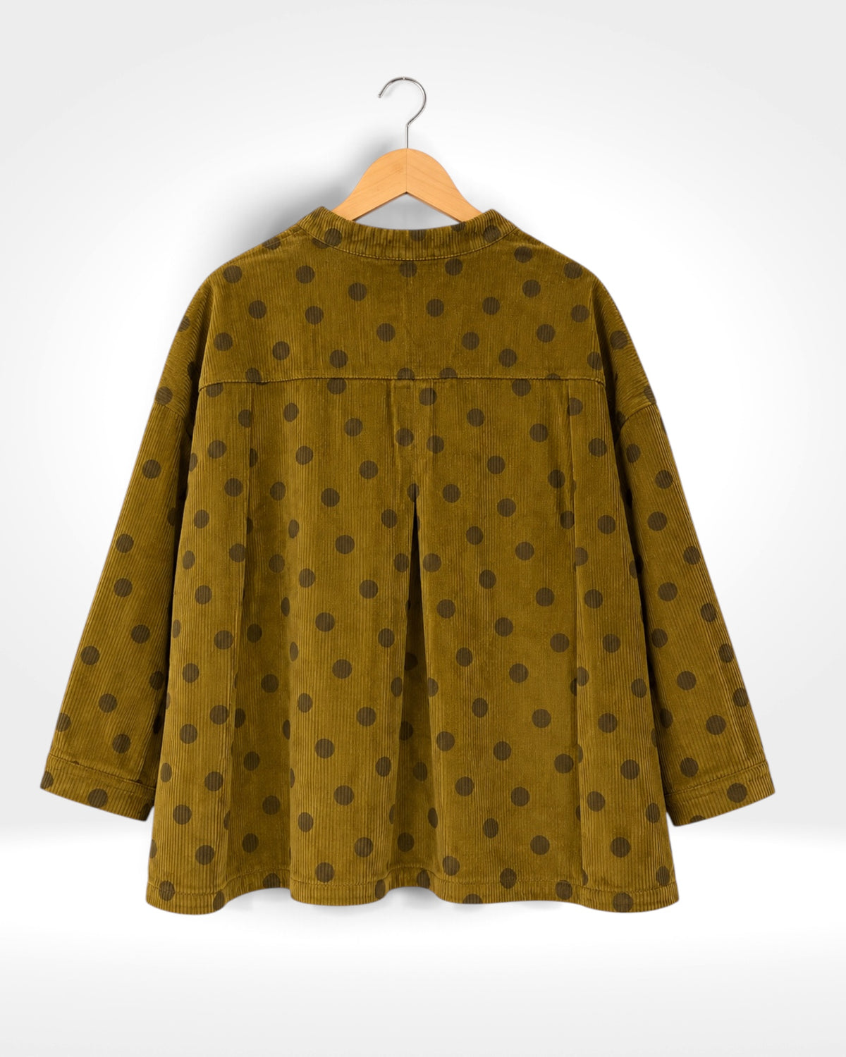 Mustard Dot Corduroy Jacket (Bella Blue)