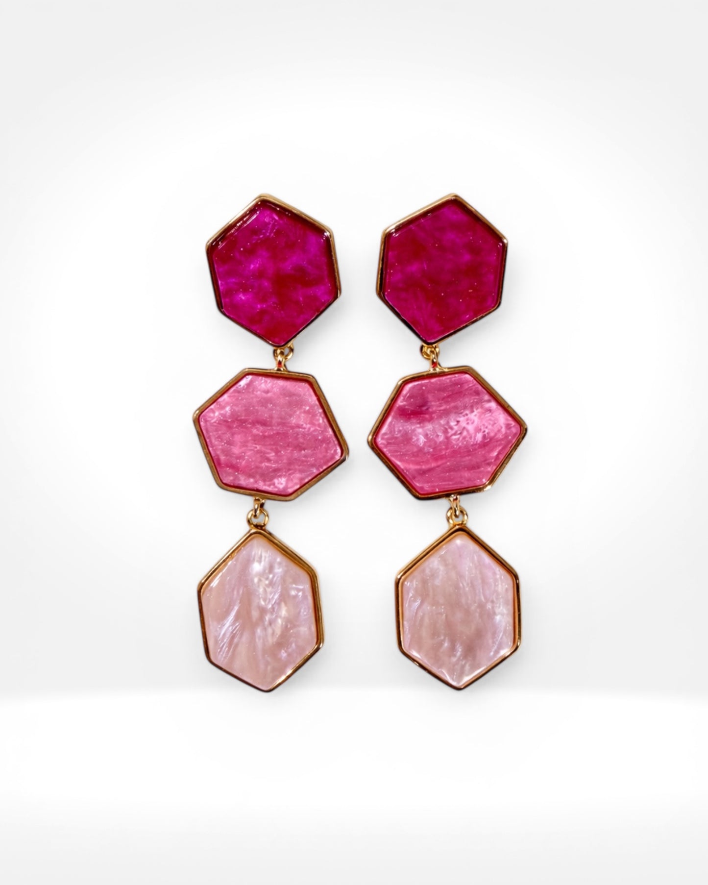 Blush Drop Earrings