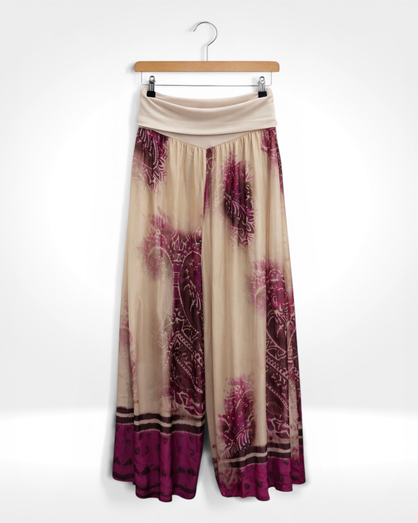 Paisley Silk Trousers