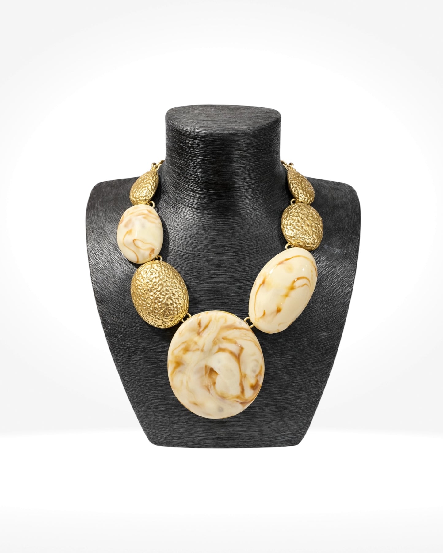 Marble Gold Necklace