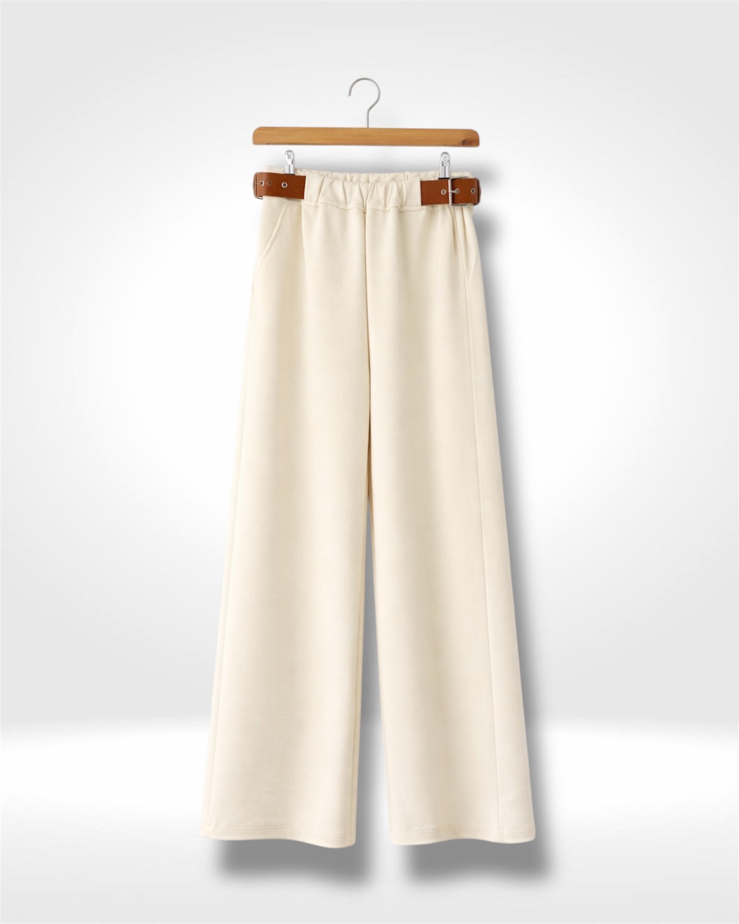 Wide-Leg Form Lounge Trousers