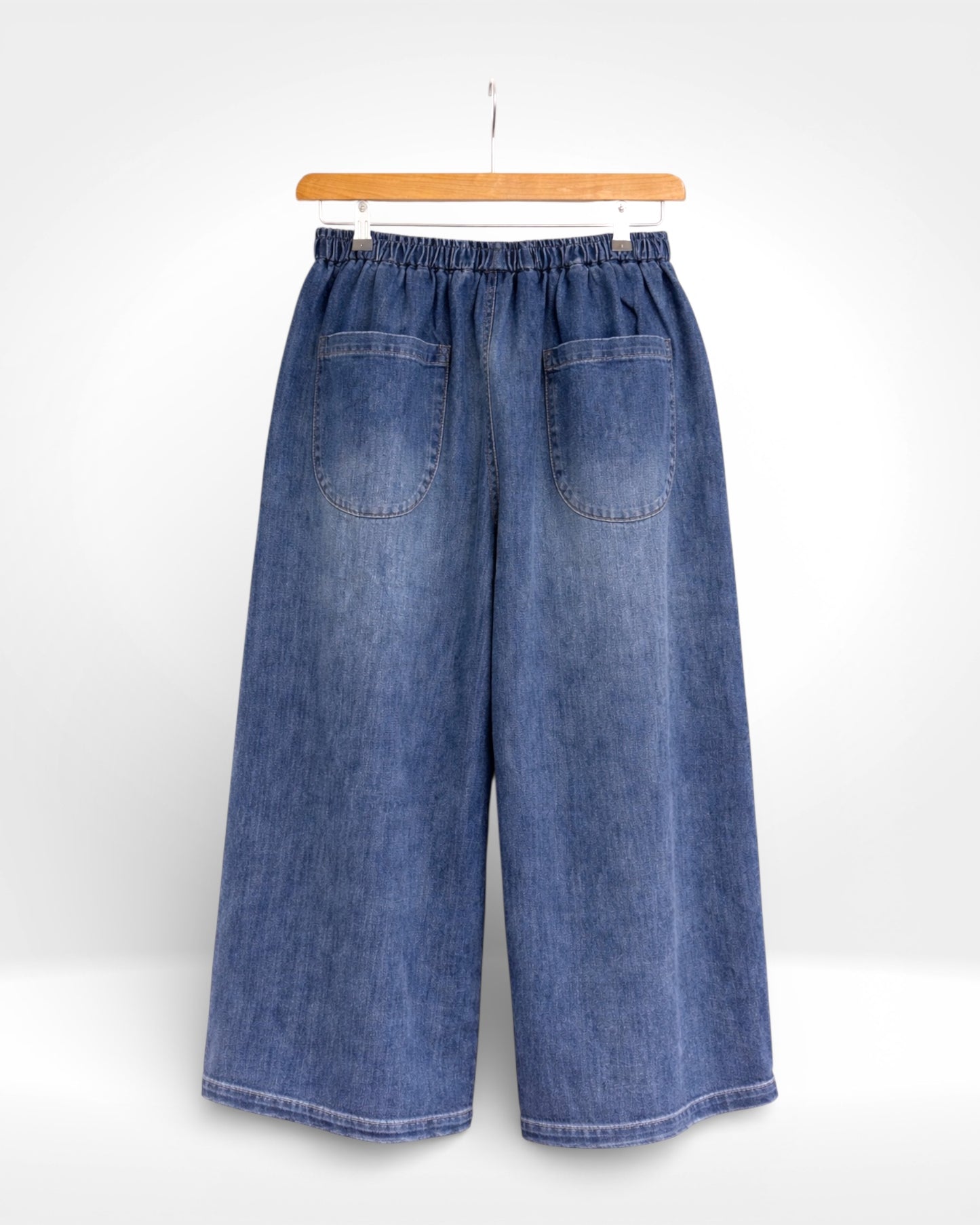 Everyday Ease Denim Culottes (Bella Blue)