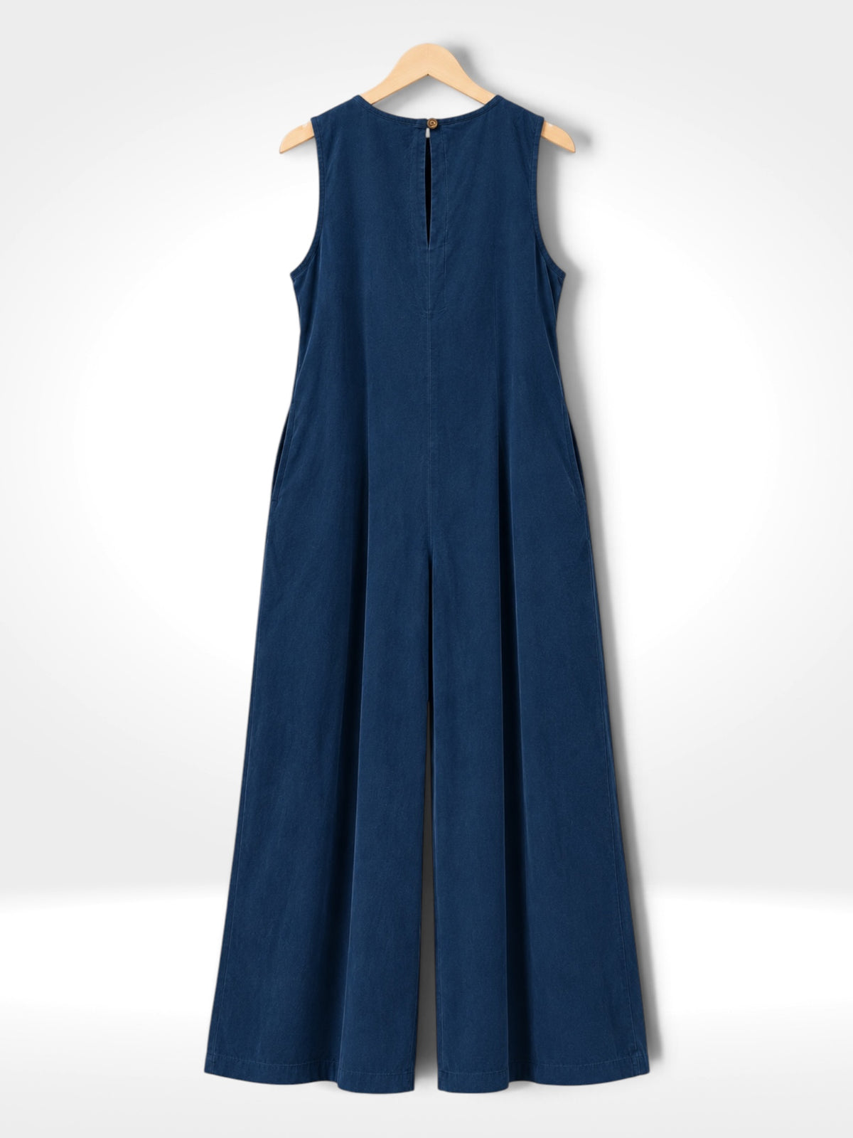 Fine Corduroy Wide-Leg Jumpsuit
