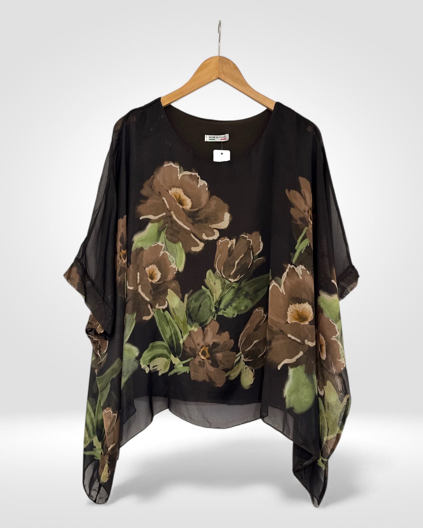 Botanical Silk Blouse