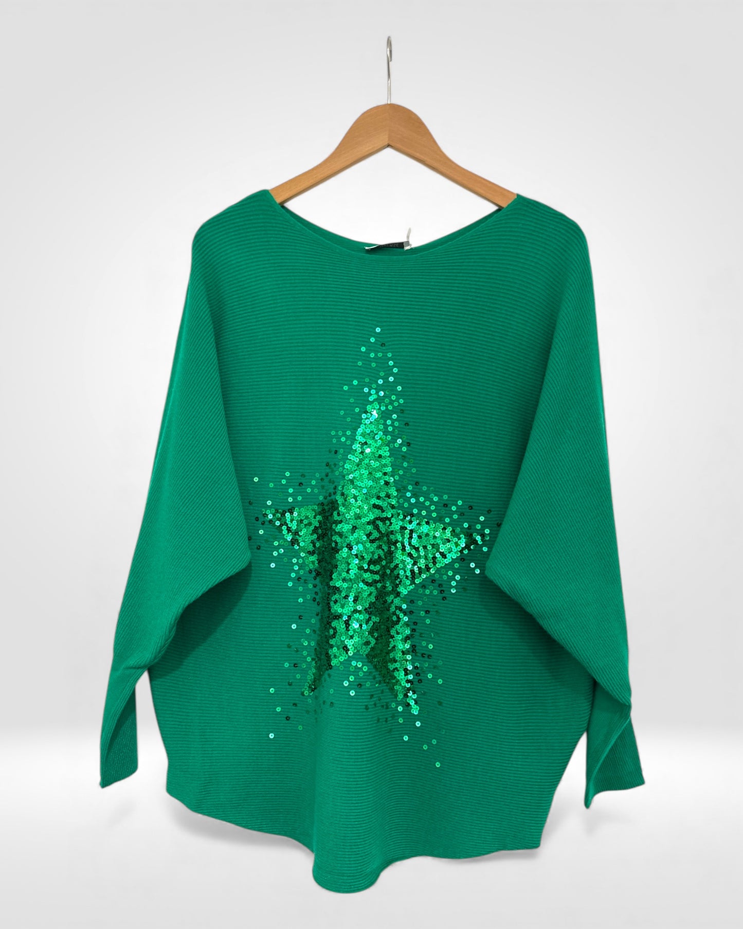 Sequin Star Knit Jumper
