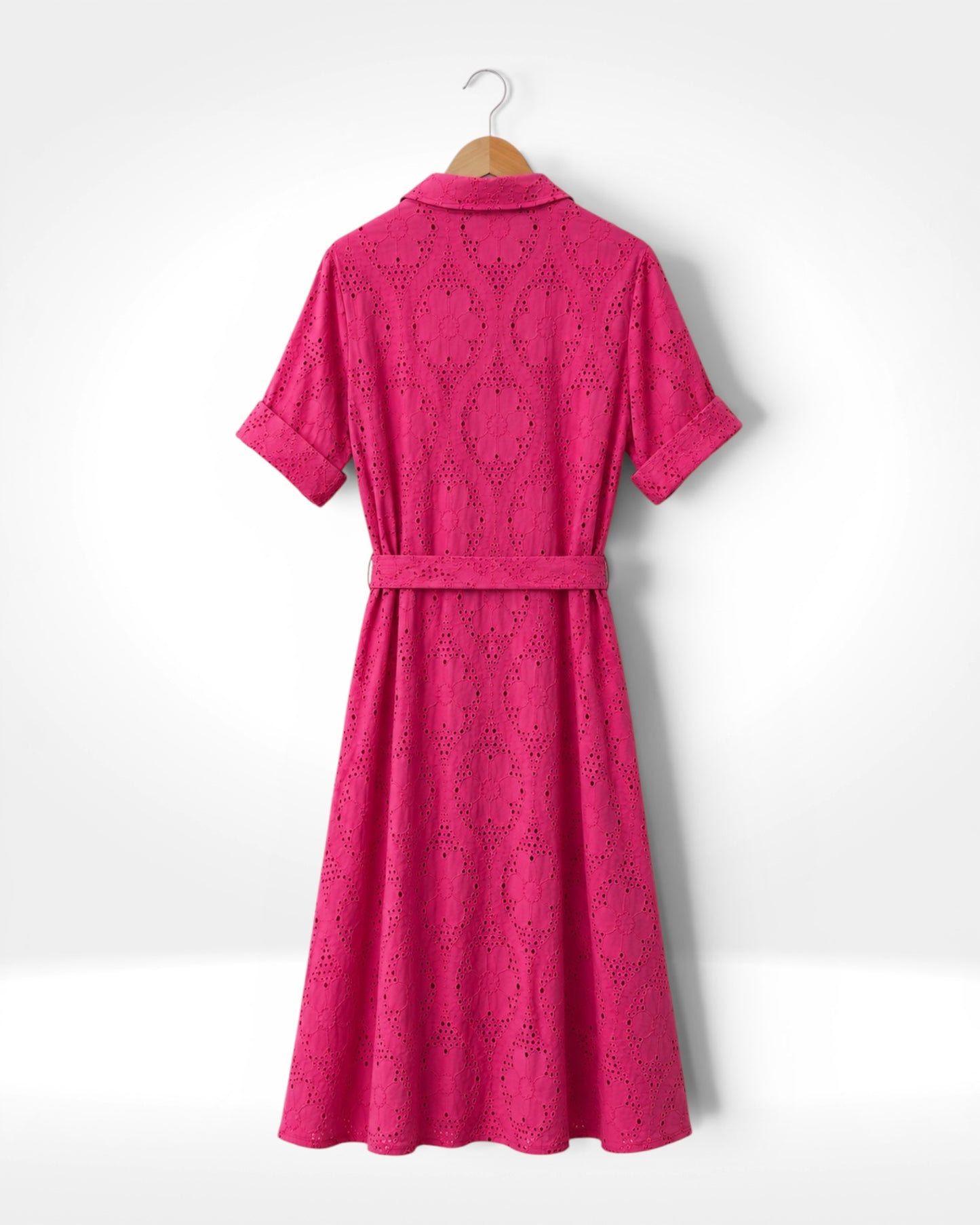 Isla Broderie Shirt Dress