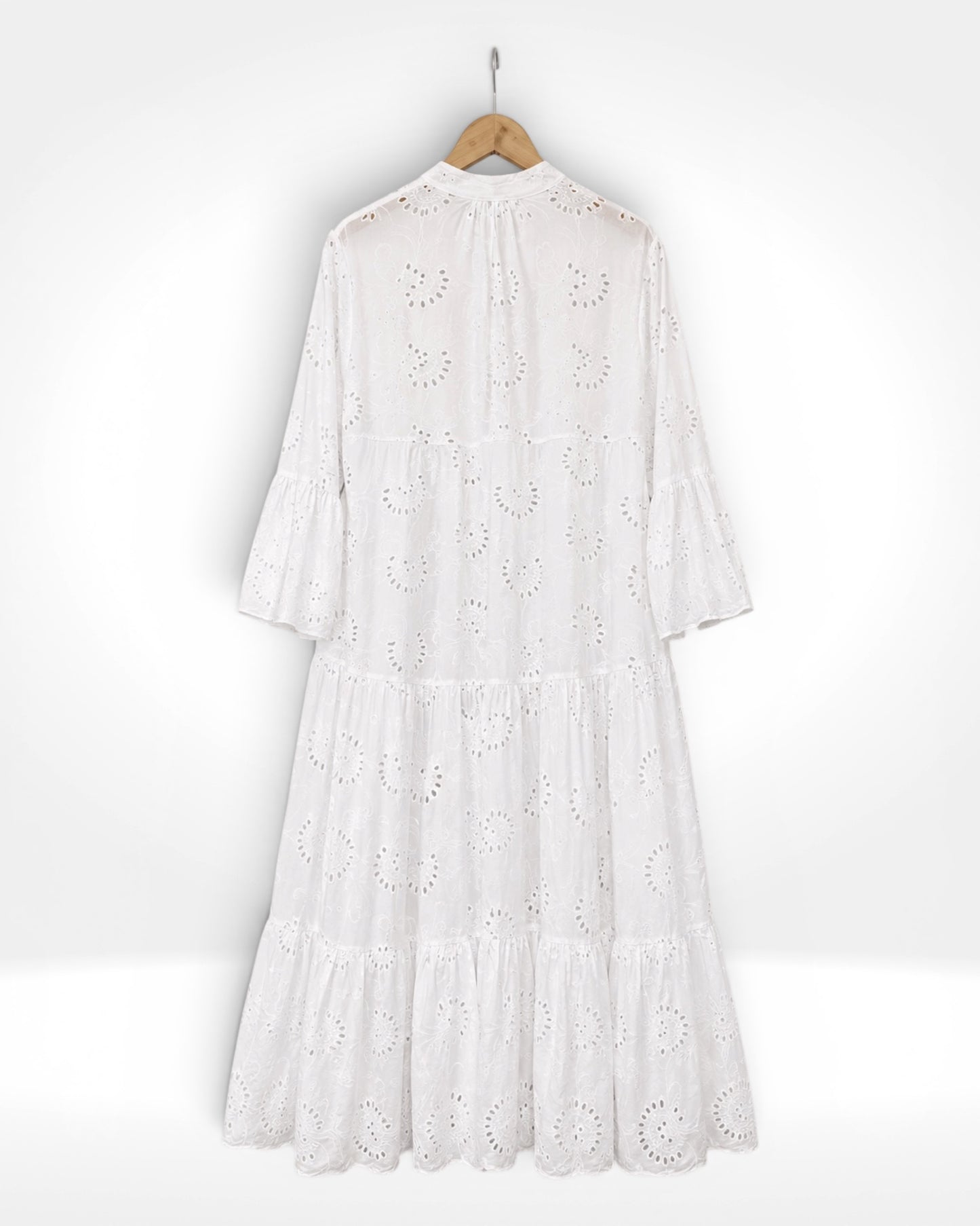 The Positano Broderie Maxi Dress