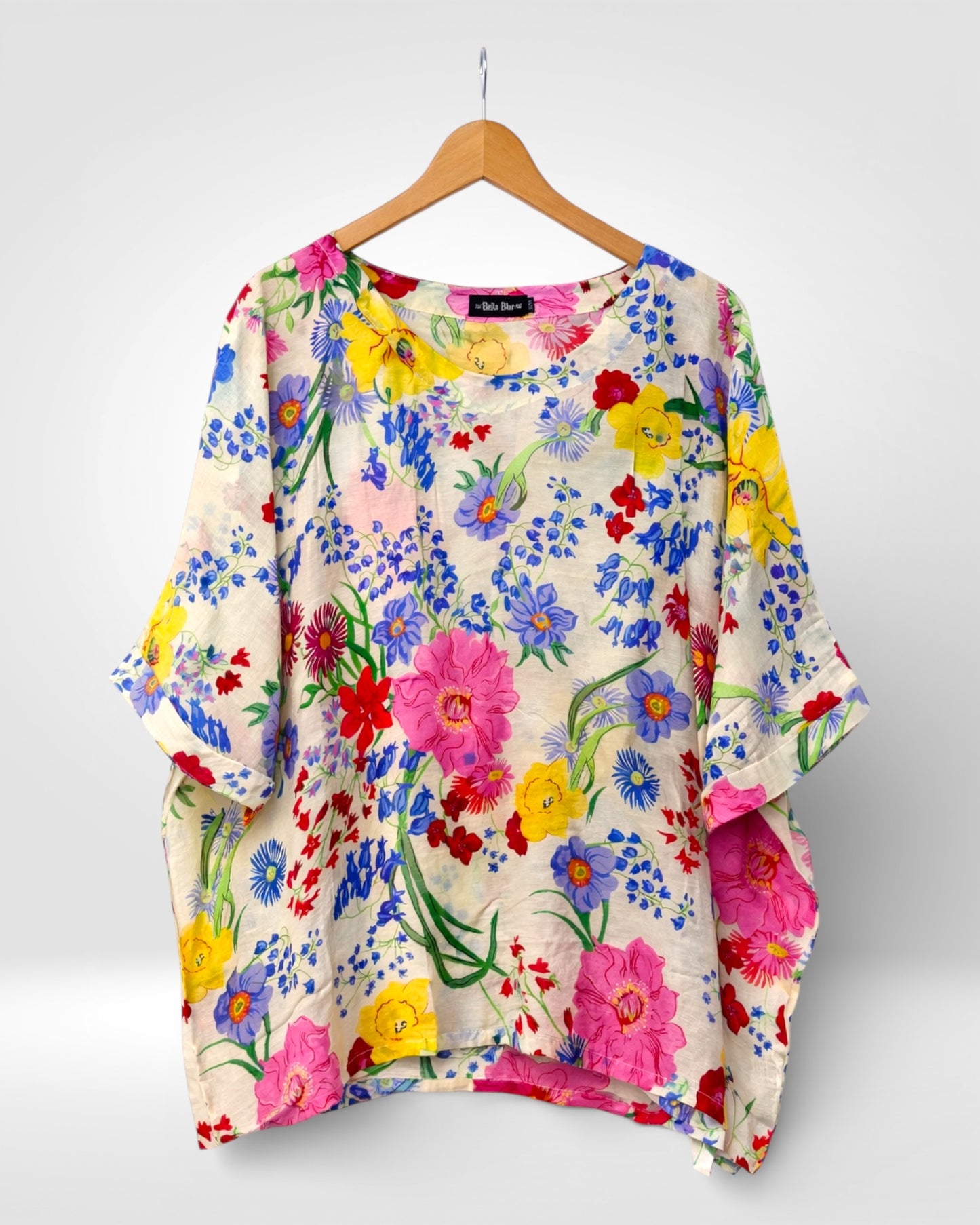 Meadow Bloom Relaxed Tunic (Bella Blue)