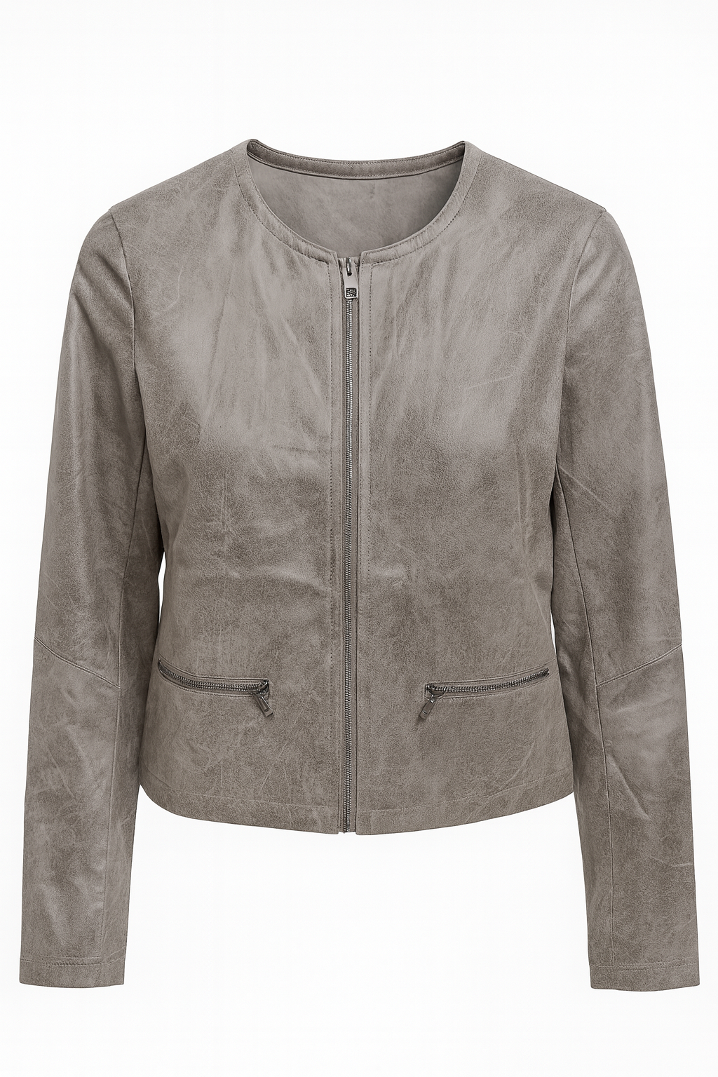 Soft Faux Leather Jacket