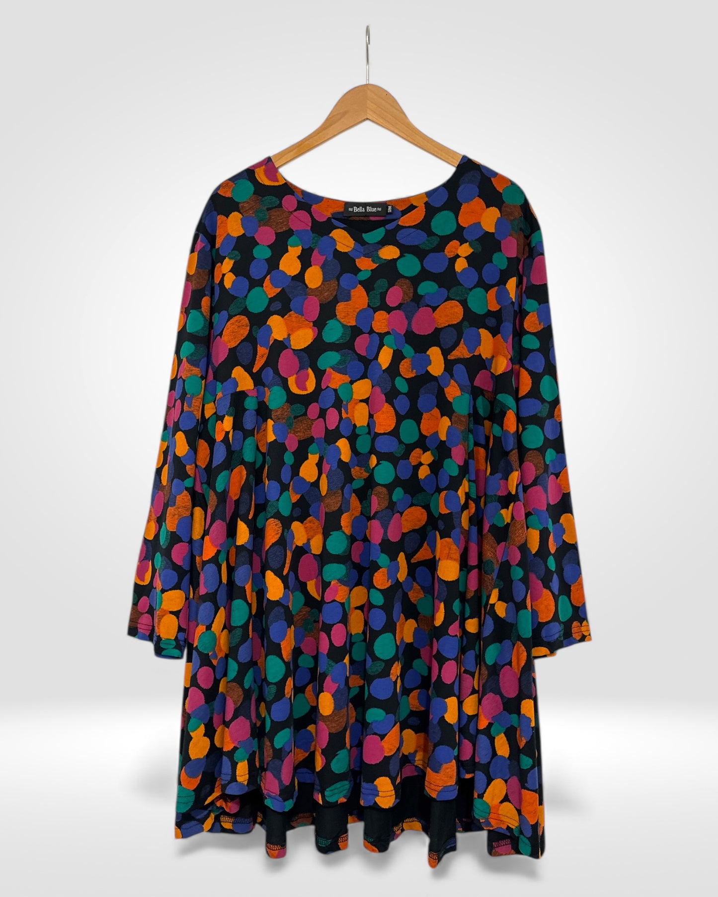 Mosaic Cotton Swing Tunic/ Dress (Bella Blue)