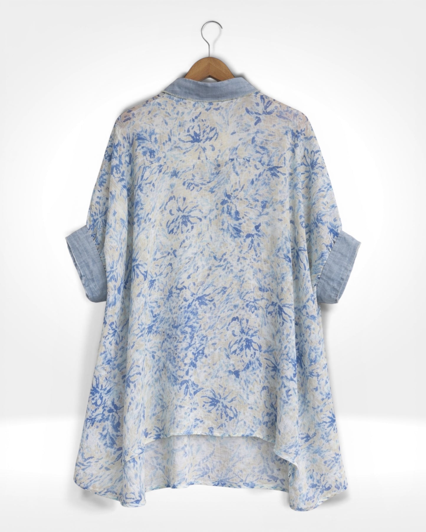 Chemise en chambray Azure Bloom Flow