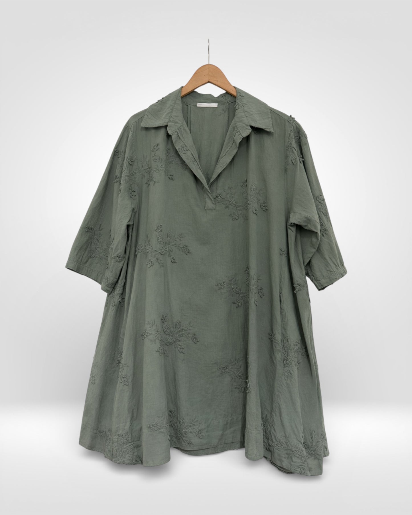 Embroidered Cotton Easy Tunic