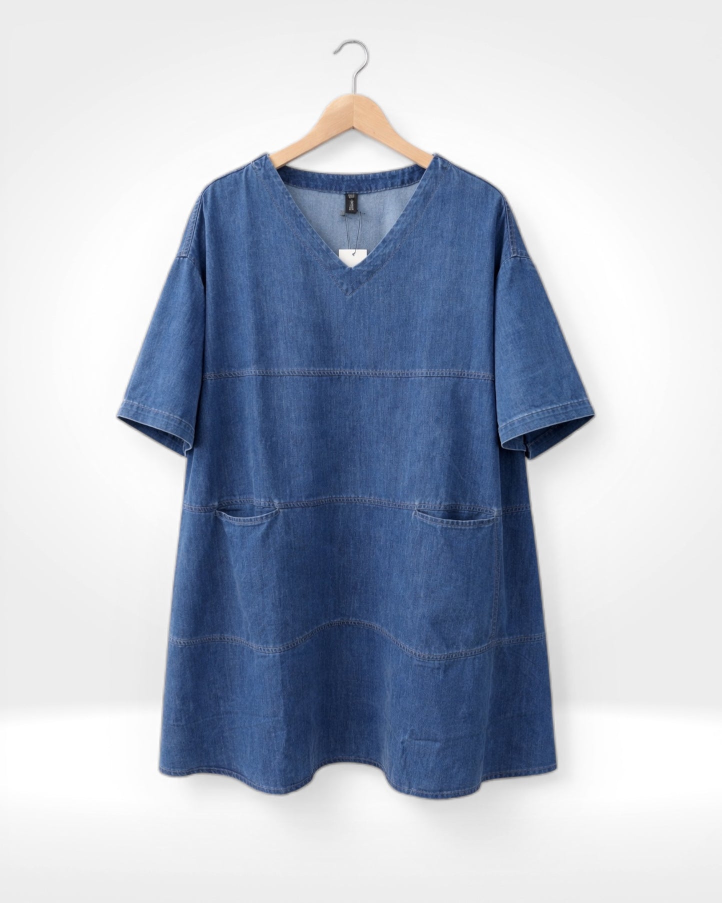 The Indie Utility Denim Tunic (Bella Blue)
