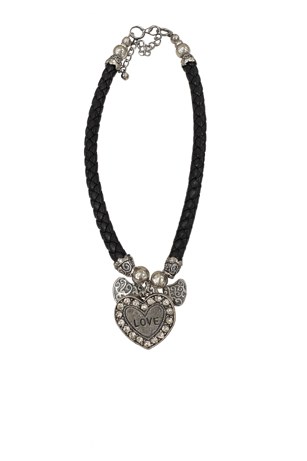 Love Embrace Braided Heart Necklace