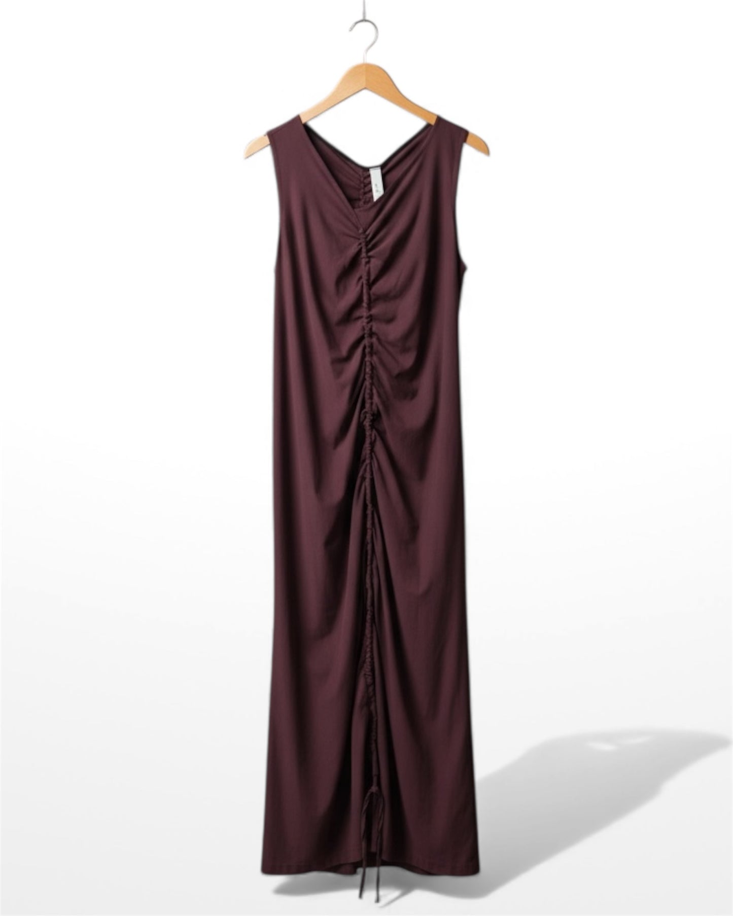 Ruched Drawstring Dress