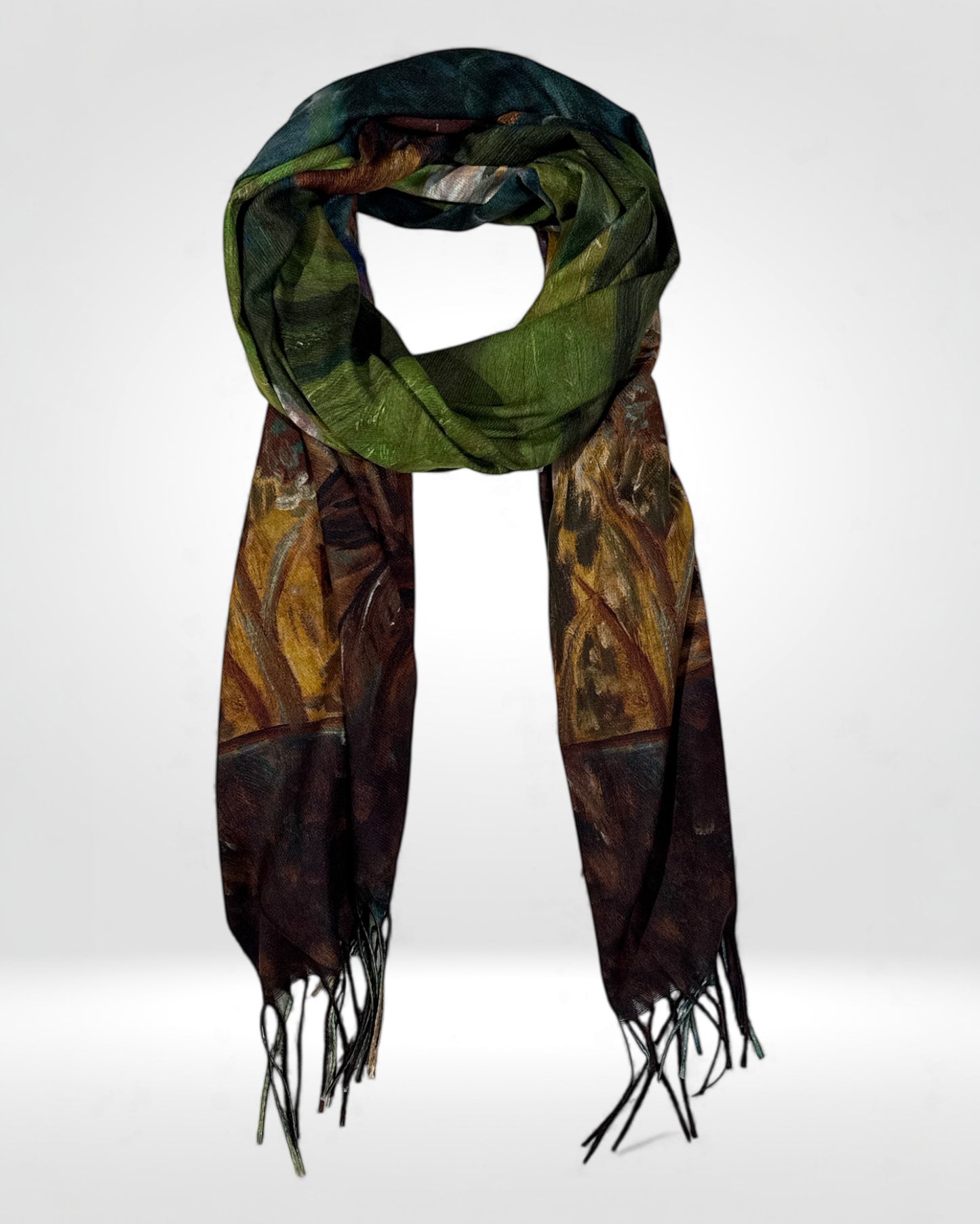Woodland Palette Printed Scarf