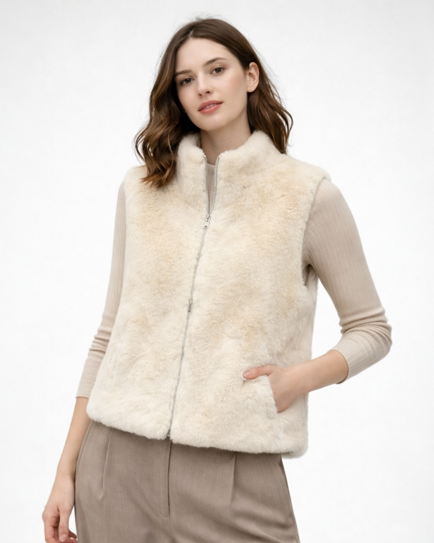 Luxe Faux Fur Gilet
