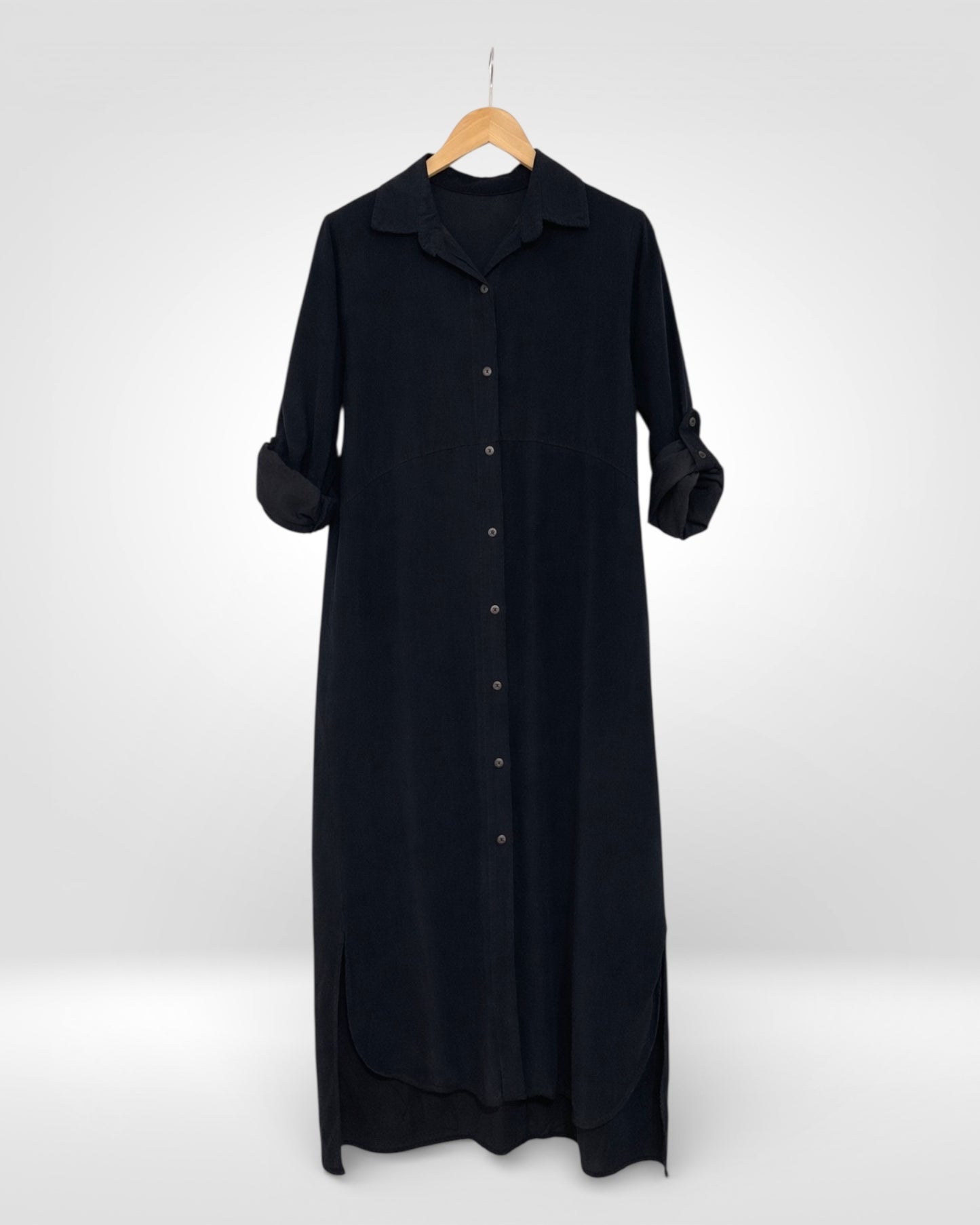 The Everyday Cord Shirt Dress