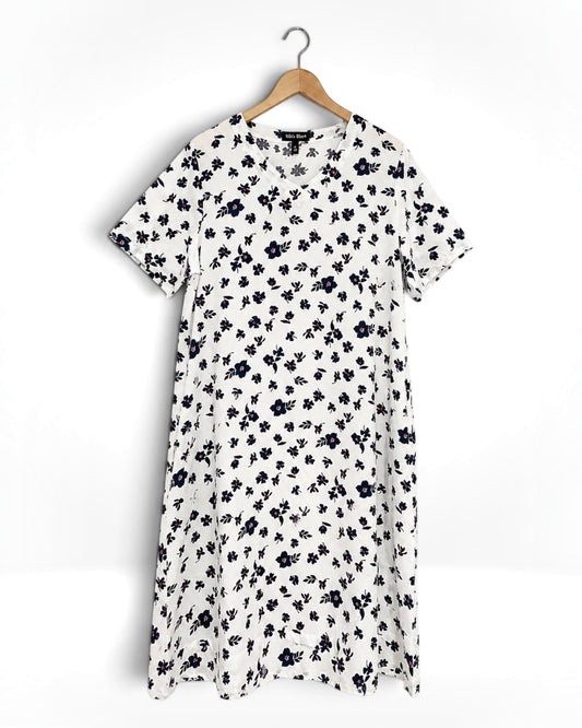 Midnight Bloom Dress (Bella Blue)