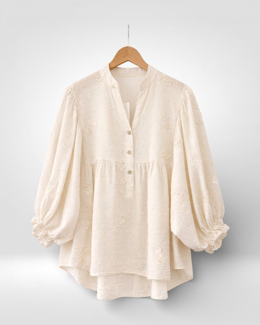 Embroidered Cotton Blouse