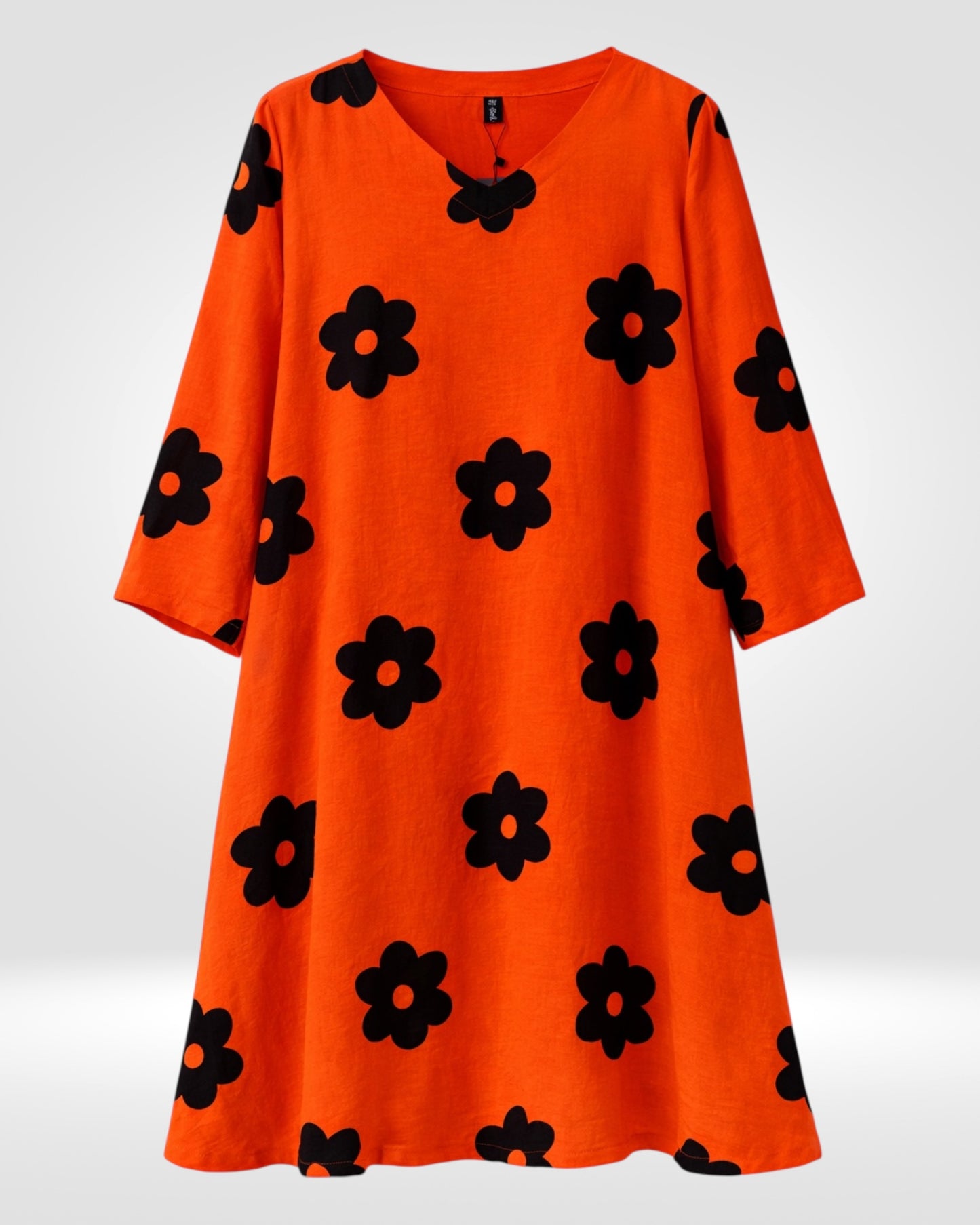 Poppy Bloom A-Line Dress (Bella Blue)