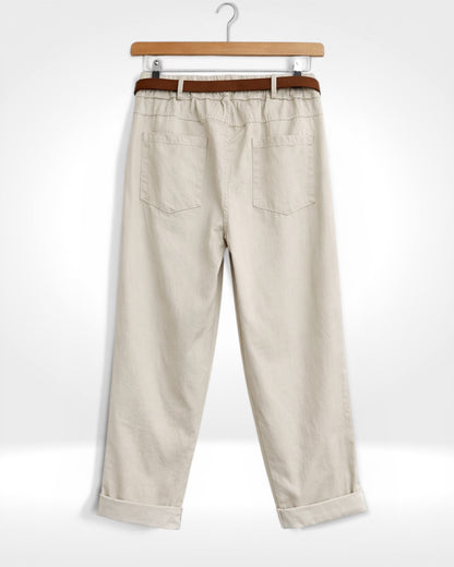 Pantalon Extensible en Coton FlexEase