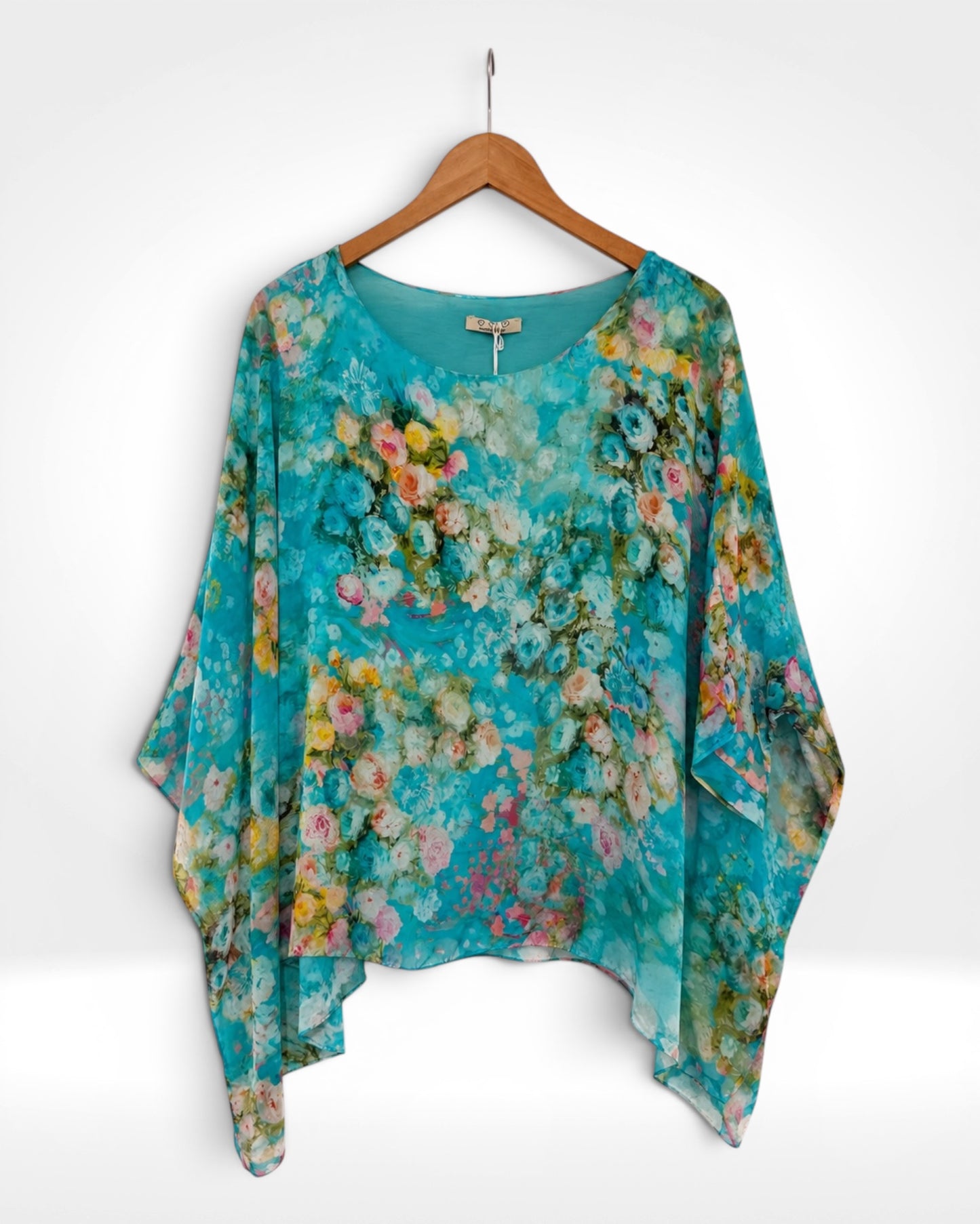 Silk Garden Batwing Short Top