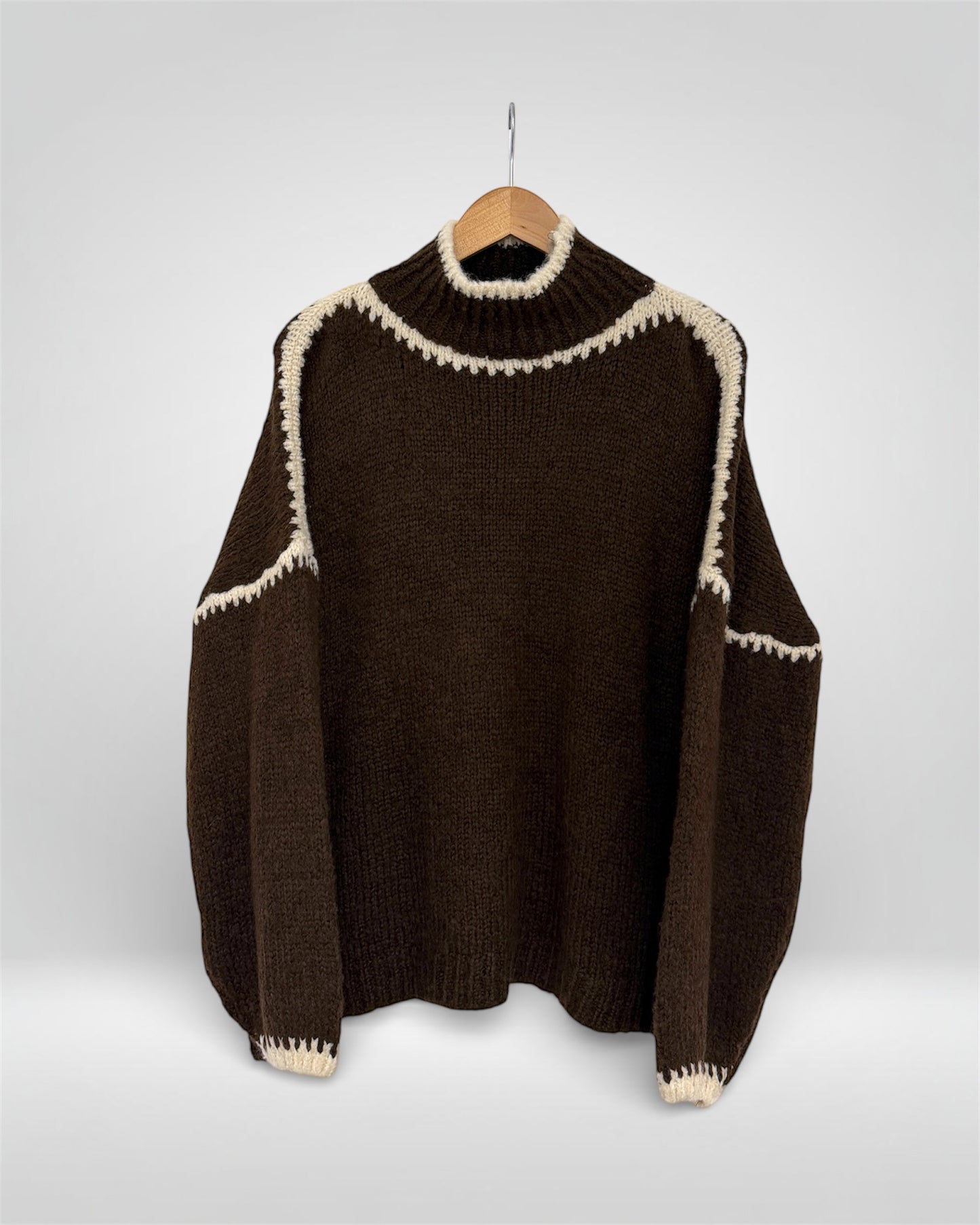 Two-Tone Wool Knit