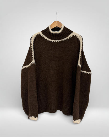 Two-Tone Wool Knit