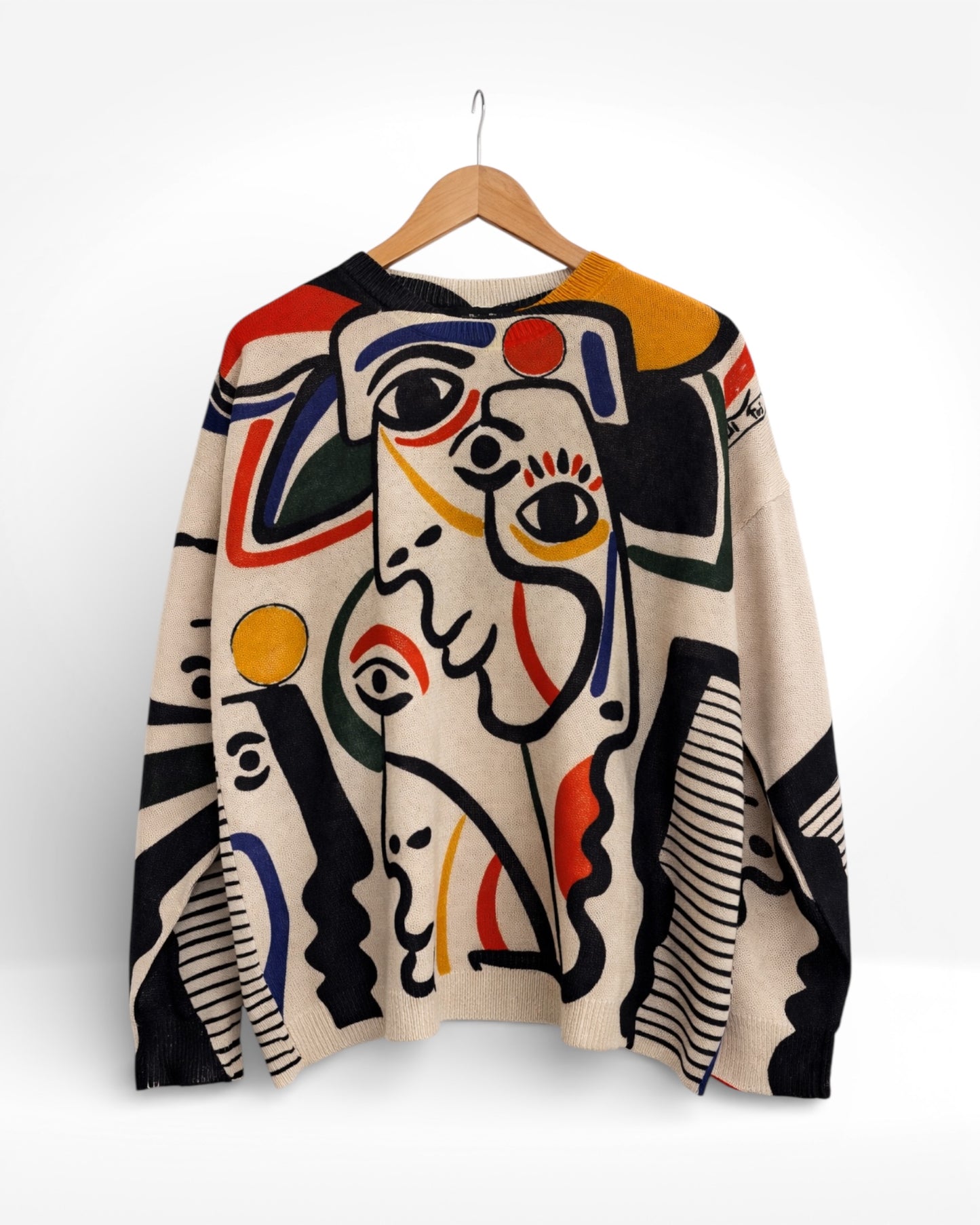 Cubist Muse Knit Sweater (Bella Blue)