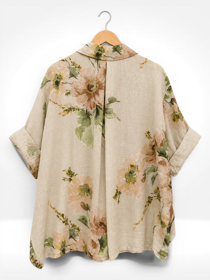 Italian Linen Bloom Shirt