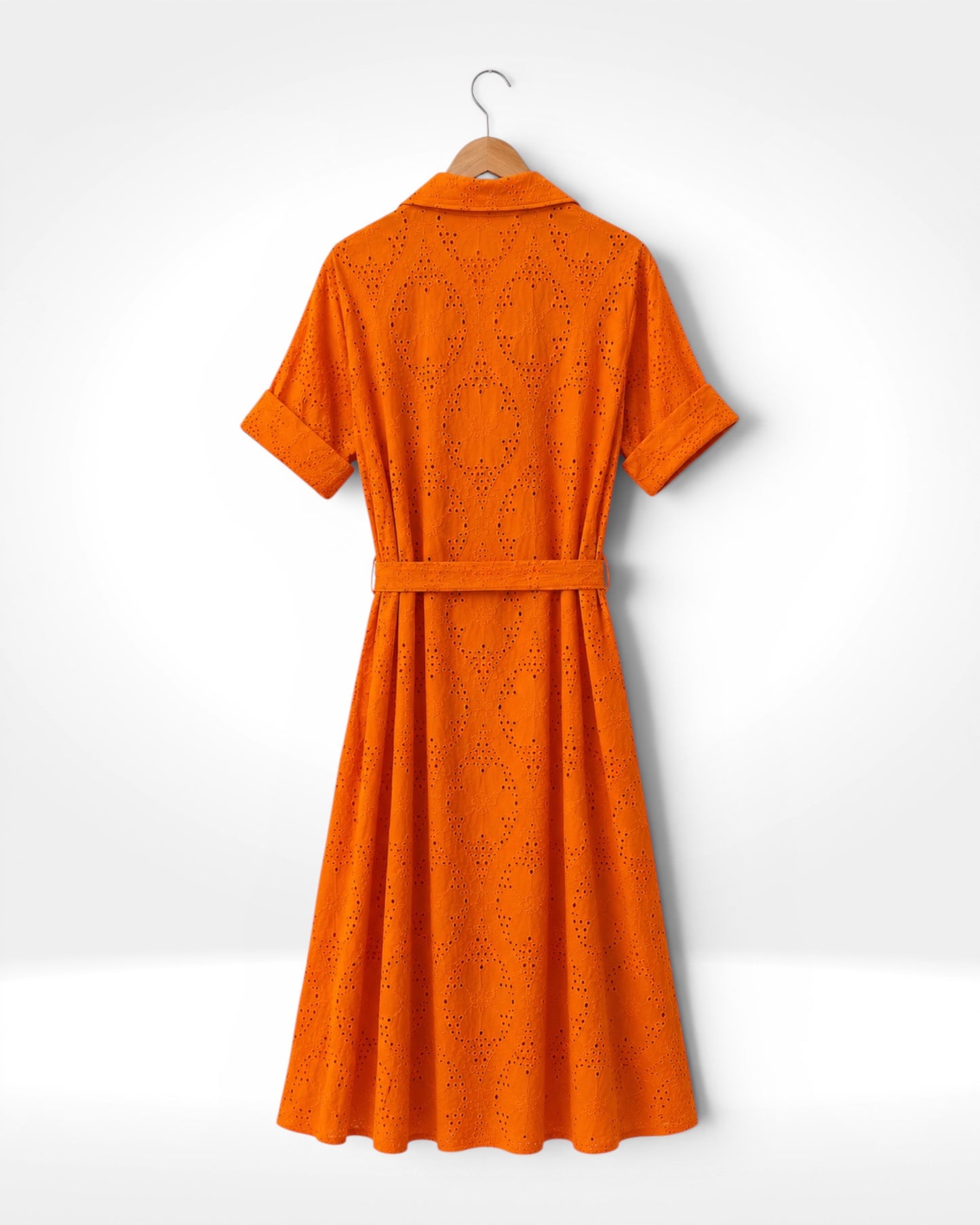 Isla Broderie Shirt Dress