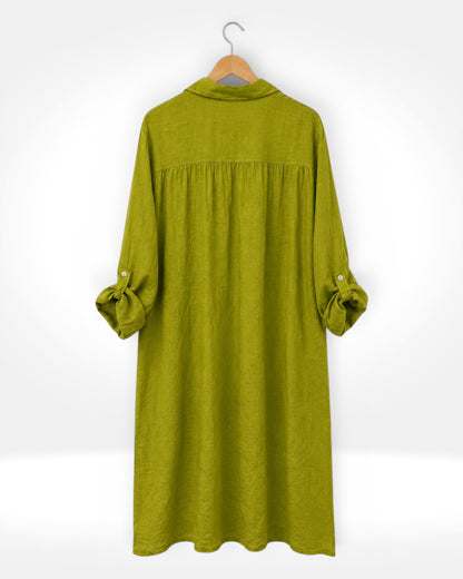 Relaxed Linen Long Shirt/Tunic