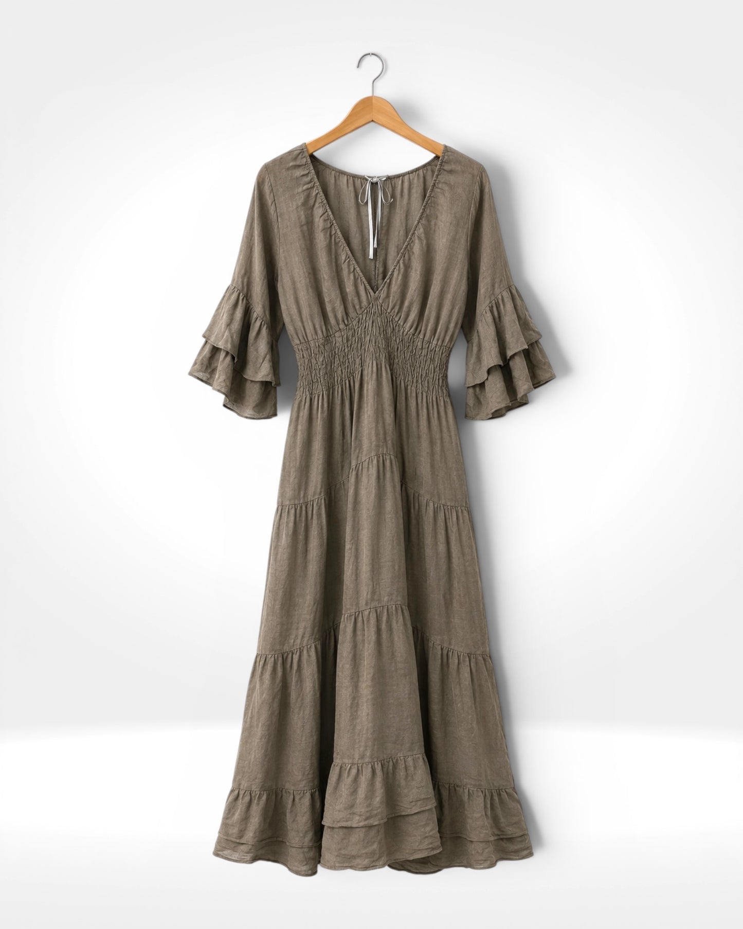 Sienna Linen Maxi Dress