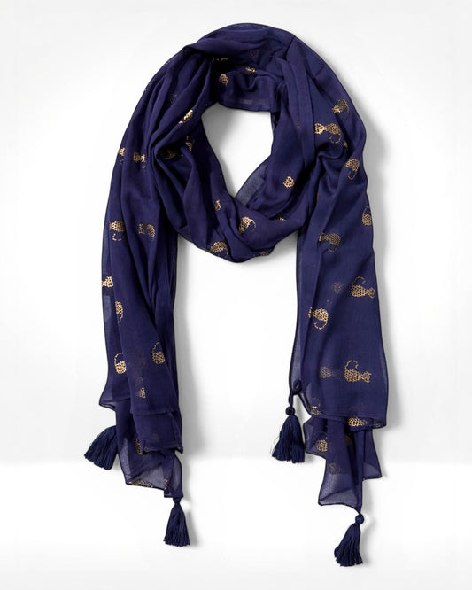 Golden Cat Scarf
