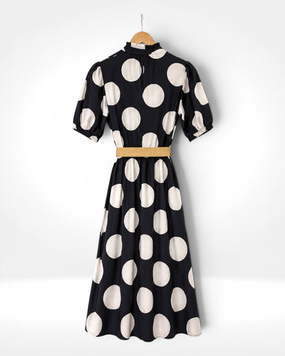 Polka Dot Midi Dress