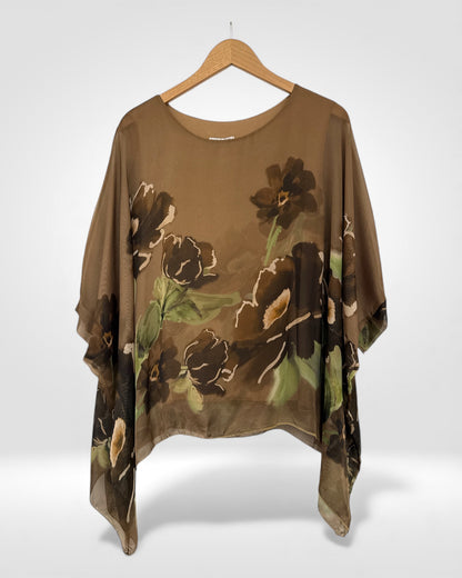 Botanical Silk Blouse